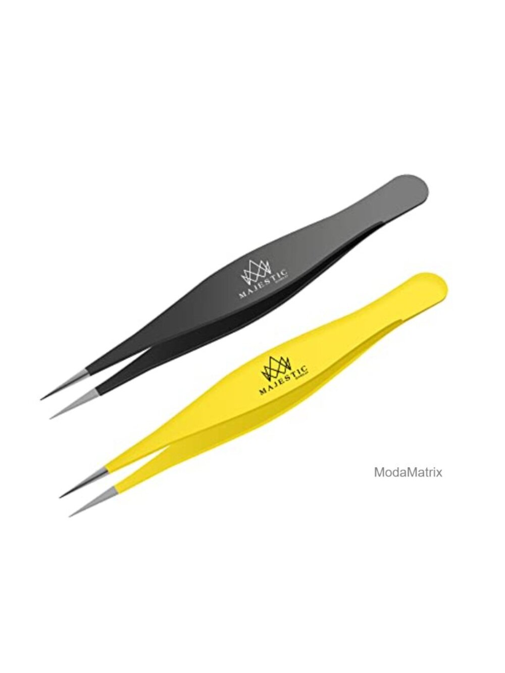 Majestic Bombay Fine Point Needle Nose Tweezers, Tick Removal, Precision